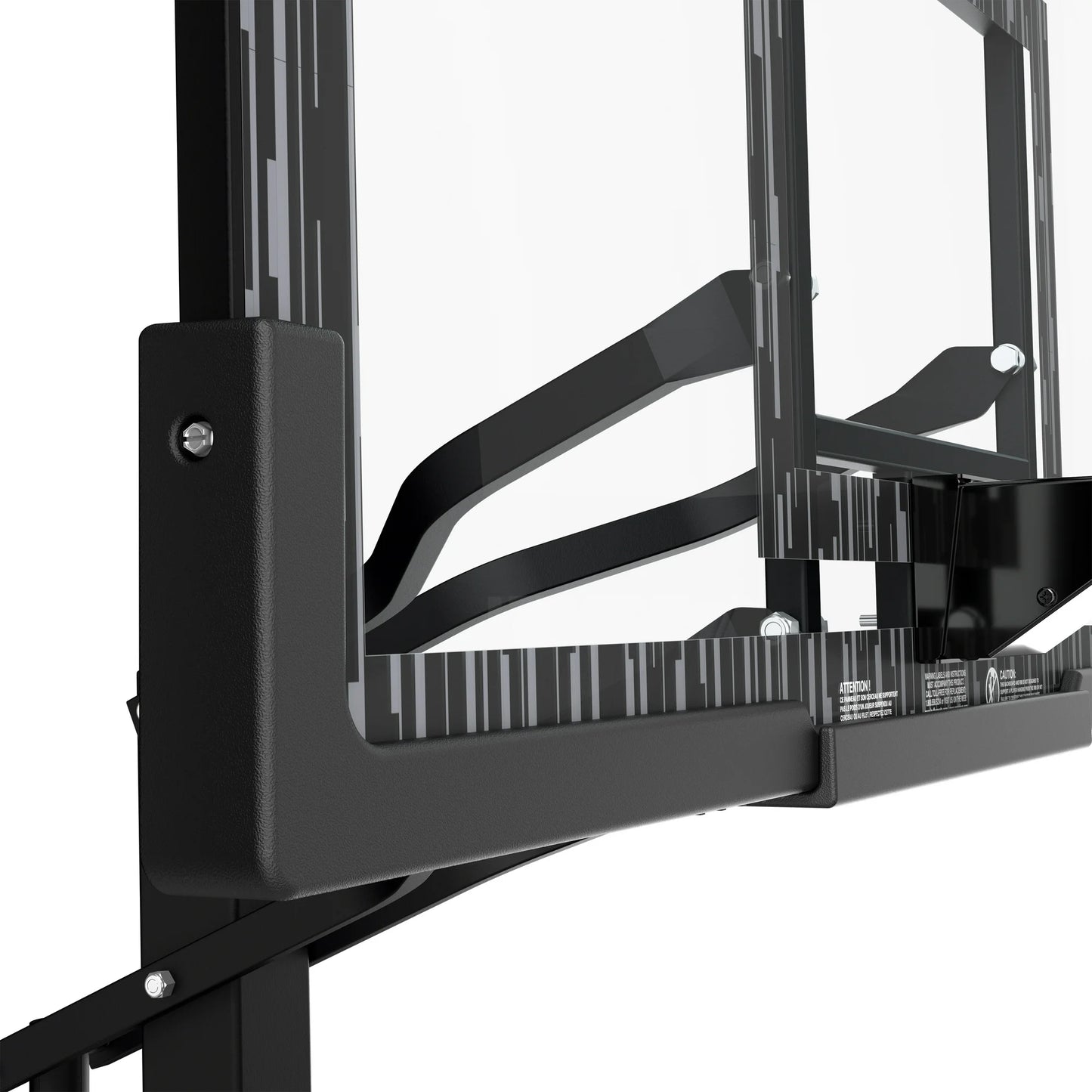 Spalding 60 inch Acrylic Screw Jack Portable Basketball Hoop System