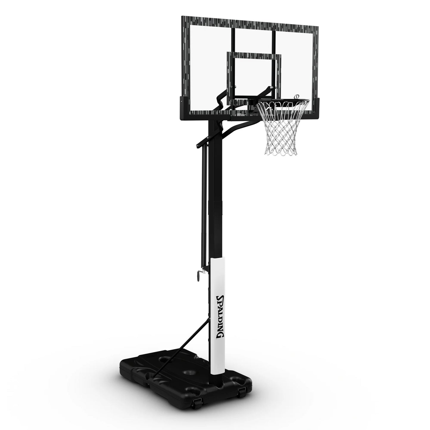 Spalding 60 inch Acrylic Screw Jack Portable Basketball Hoop System