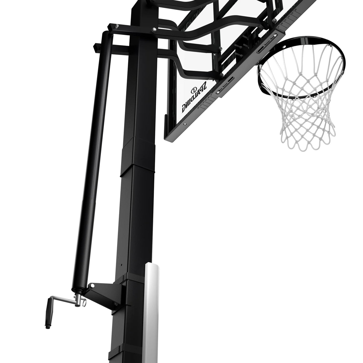 Spalding 60 inch Acrylic Screw Jack Portable Basketball Hoop System