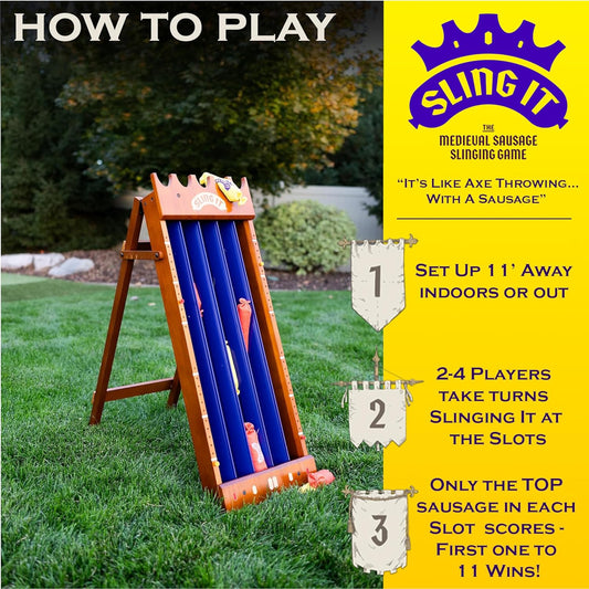 Sling It - Its Like Axe Throwing with a Sausage - A Seriously Competitive