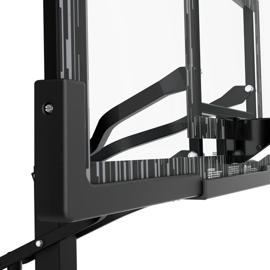Spalding 60 inch Acrylic Screw Jack Portable Basketball Hoop System