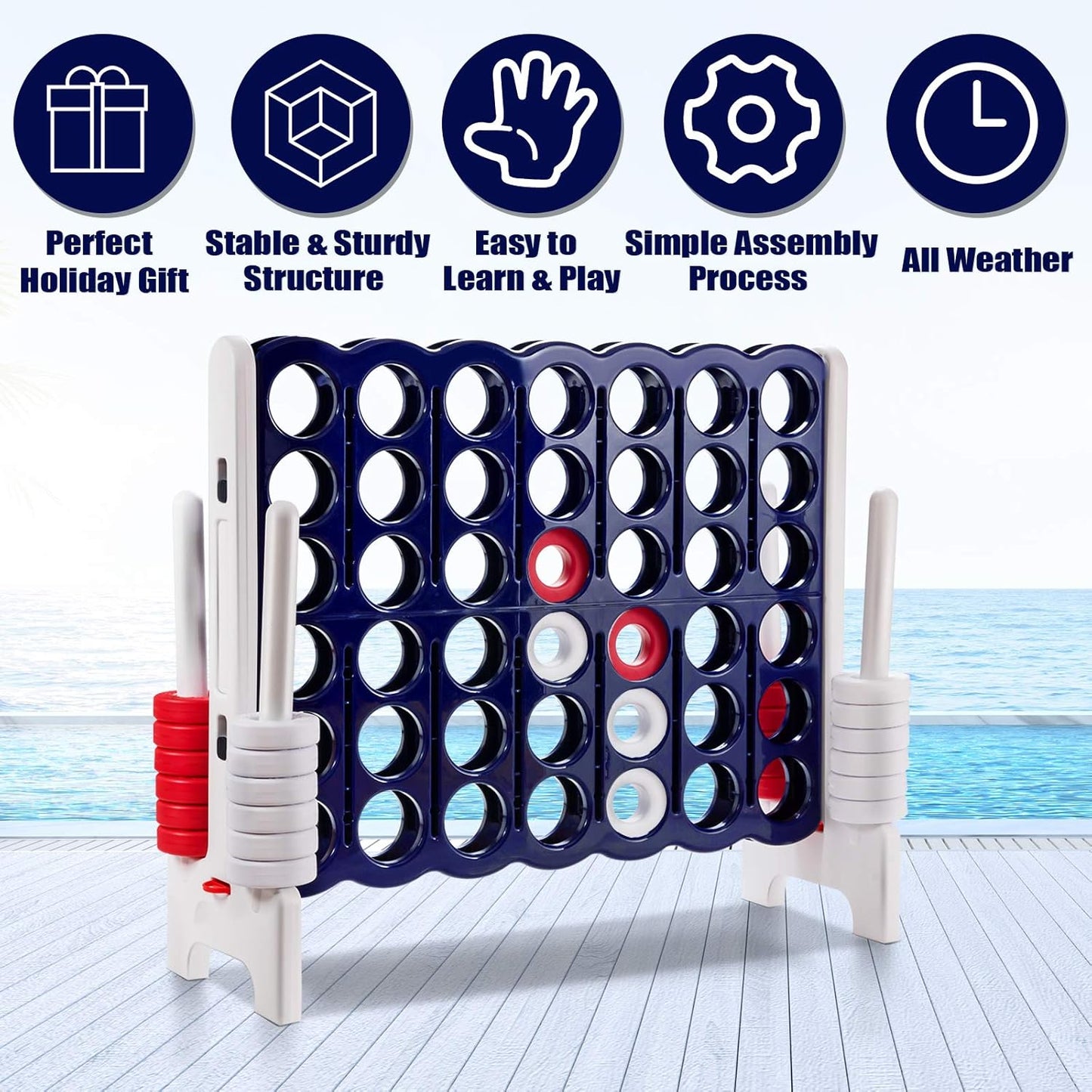 Jumbo 4-to-Score Giant Game Set