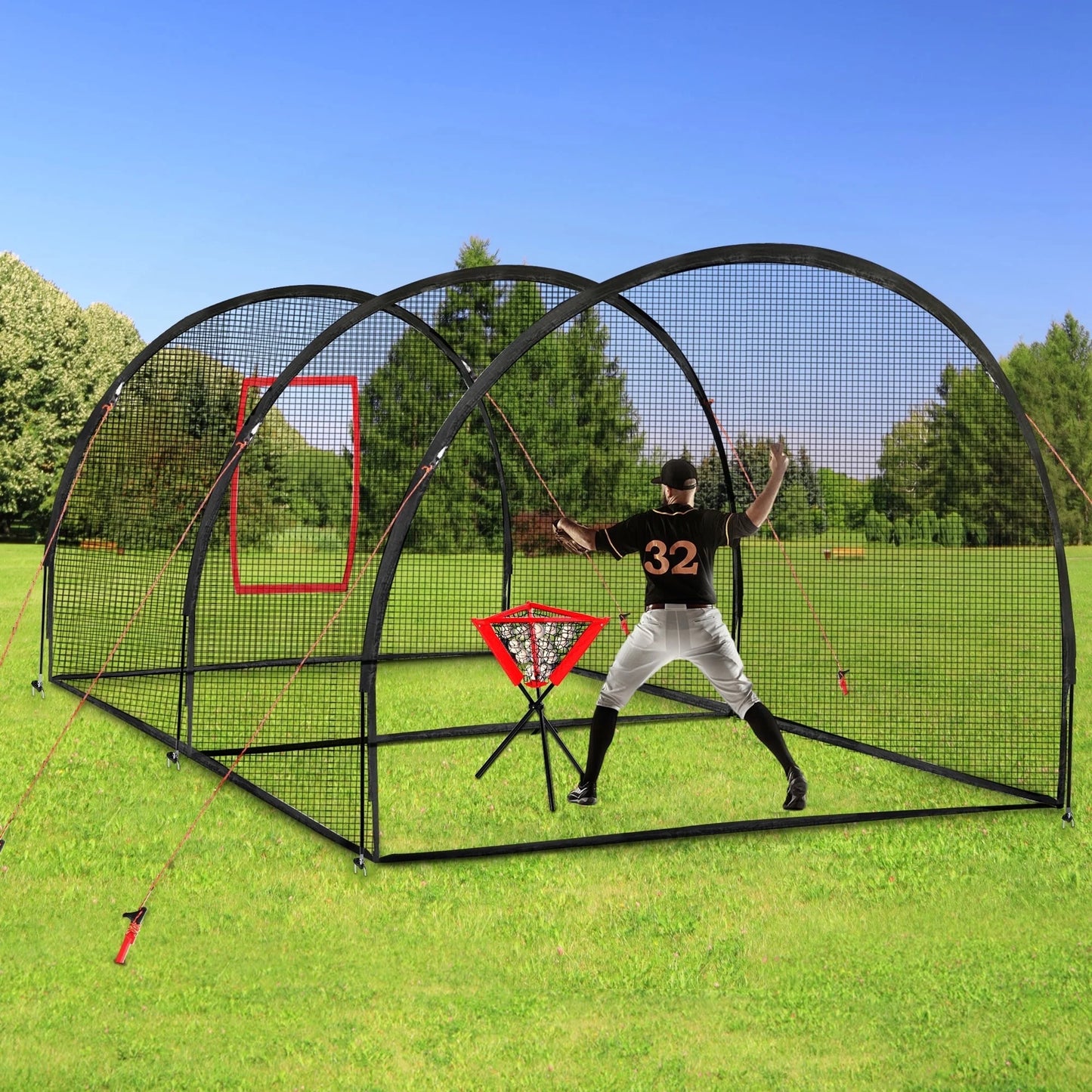 22x12x8FT Baseball Batting Cage Net