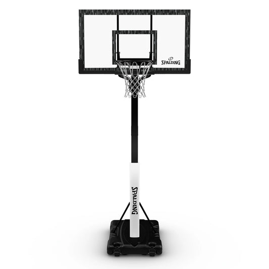 Spalding 60 inch Acrylic Screw Jack Portable Basketball Hoop System